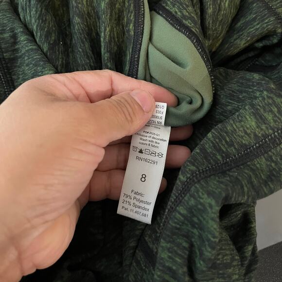 Sweetflexx Side Pockets Resistance Leggings Size 8 Green Black Women’s 4 bands - Picture 5 of 7